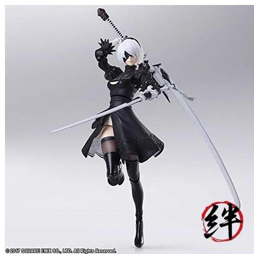 Square Enix Nier Automata 2B (YoRHa No. 2 Type B) Ver. 2 Bring Arts Action - Image 4 of 4