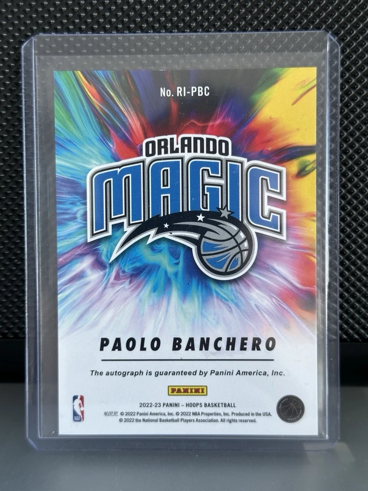 Paolo Banchero 2022-23 Panini NBA Hoops Rookie Ink RC Auto Autographs #RI-PBC - Image 2 of 2