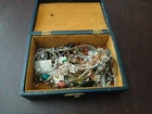 Pre-owned Awesome Vintage Jewelry Box &  Costume Jewelry Lot MOST Wearable