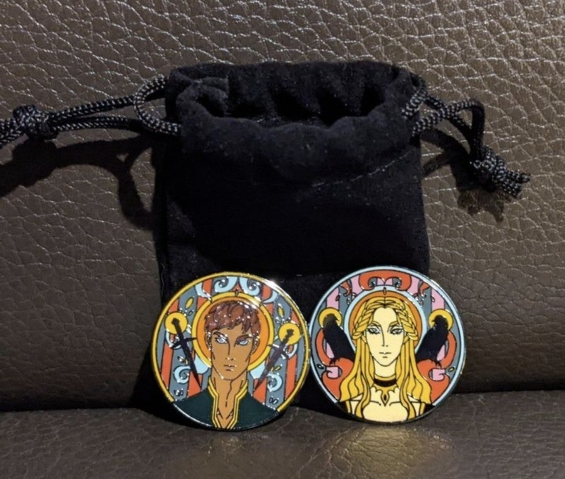 Illumicrate Book Box Winner's Trilogy Magnet Coins