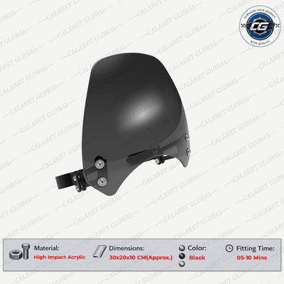 Genuine Tinted Flyscreen for Royal Enfield New Hunter 350 KXA00655