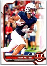 #87 Jalen Tolbert, South Alabama Jaguars - 1st Bowman 2021-22 Bowman University