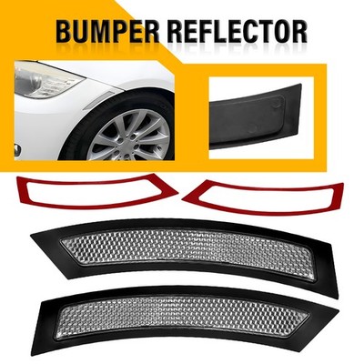 For 2007-13 BMW E92 E93 328i 335i Front Bumper Reflector Clear Side Marker Light