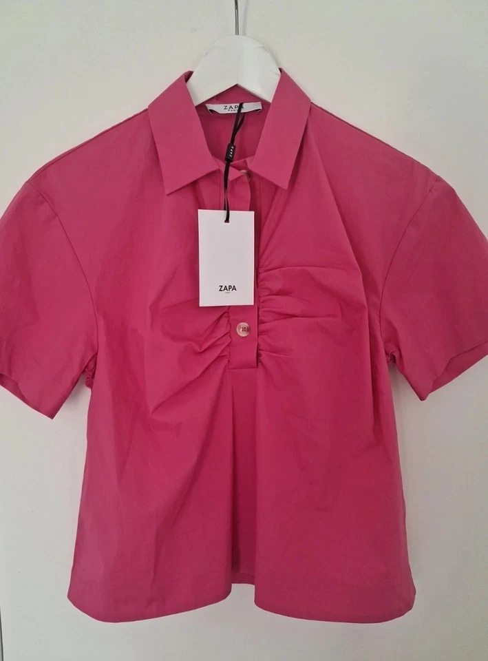 Zapa paris chemise caria neuve t xs prix boutique 185€- 58 €popeline - Photo 2/4
