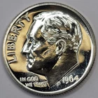 1964 Proof Roosevelt Dime 90% Silver