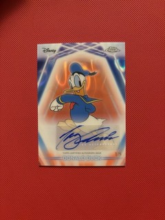 Disney Topps Chrome Neon Etch Autograph 2026 Donald Duck #1/5