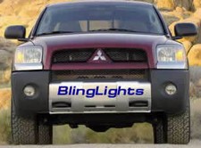 White Led Halo Fog Driving Light Kit For 2006-2009 Mitsubishi Raider Hid 2007