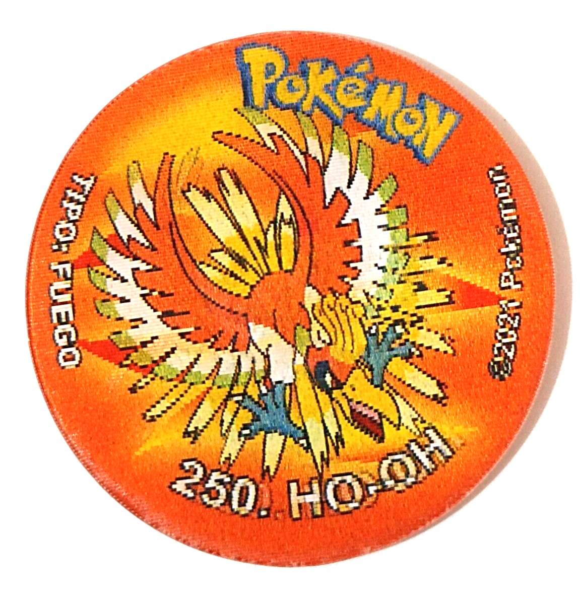 TAZO POKEMON DKV #570 ZORUA 2019 Unova PERU South America Pogs Taps