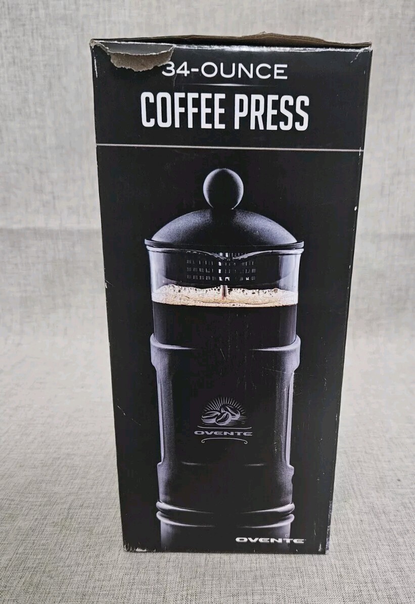Coffee & Tea Maker Borosilicate Glass Black