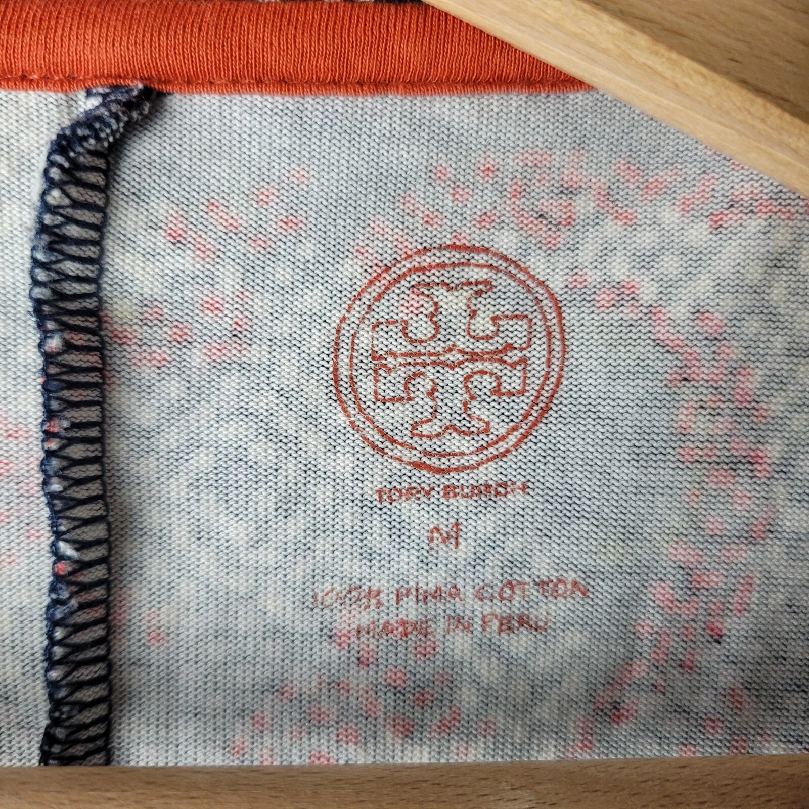 TORY BURCH Abito maglione elasticizzato Tory Betulla donna taglia M blu bianco rosso stampa casual invernale