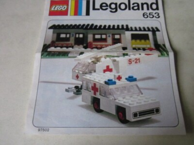 Lego Bauanleitung Instruction Legoland 653