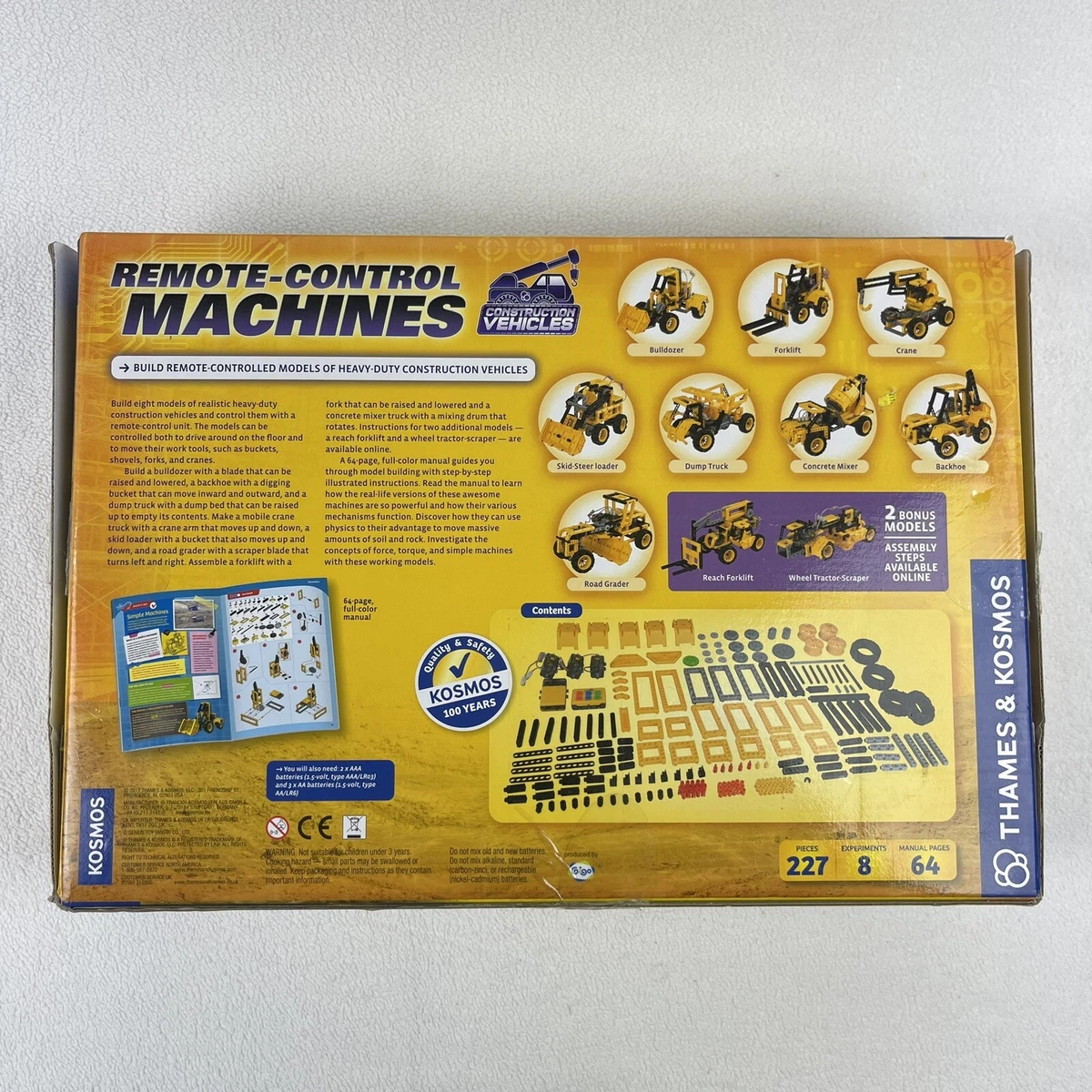 Thames Kosmos Remote Control Machines 620378 Construction
