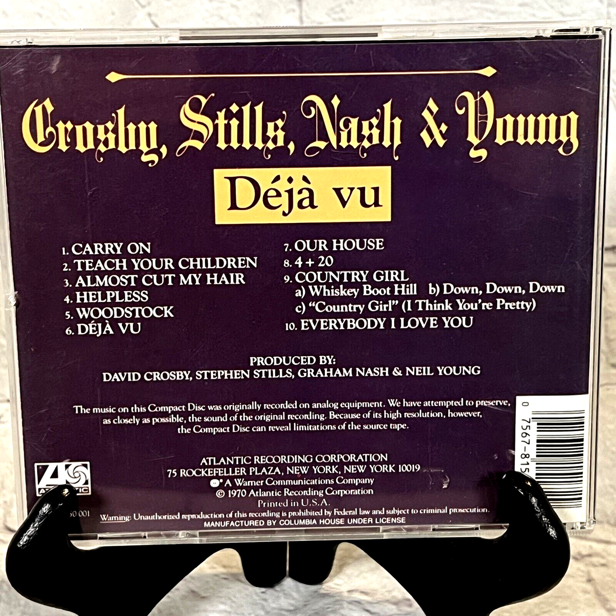 クロスビー、スティルス、ナッシュ&ヤング／デジャ・ヴ　紙ジャケットCD Crosby, Stills, Nash & Young / クロスビー、スティルス、ナッシュ