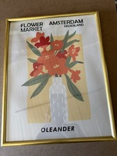 11 X 14 Framed Flower Print NEW shipping included