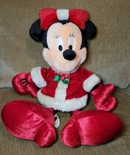 Disney Parks Christmas Minnie Mouse Plush Mrs Claus 18"
