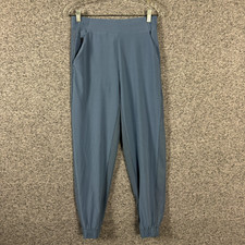 Athleta Women's Size 6 Solid Blue Polyester Brooklyn Jogger Pants