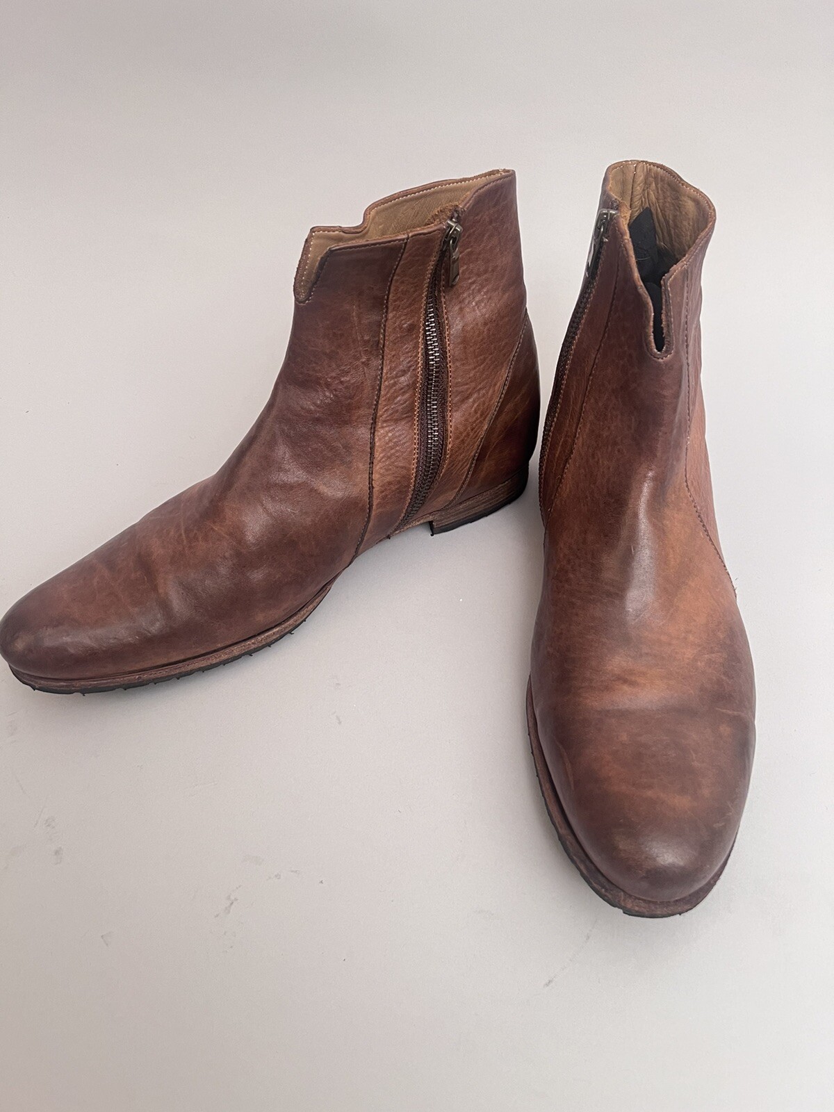 Billy Reid 11 Chelsea Boot Zip Leather 