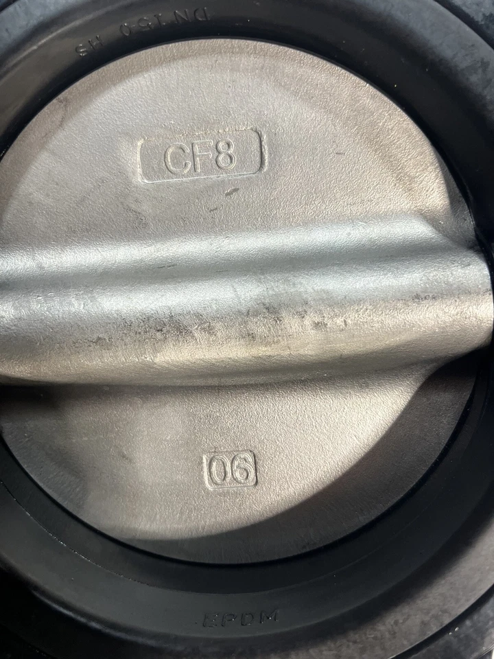 6” Lug Style Butterfly Valve Ductile Iron, EPDM Seal, CF8 Disc, Gear Actuator - Image 4 of 4