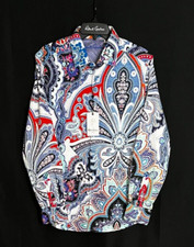 Robert Graham DEVIL'S TREASURE Paisley 228 Medium Classic Fit NWT Devils