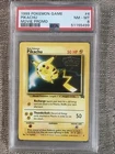 PSA 8 Pikachu 4 Movie Wizards Black Star Promo Near MINT Card 1999
