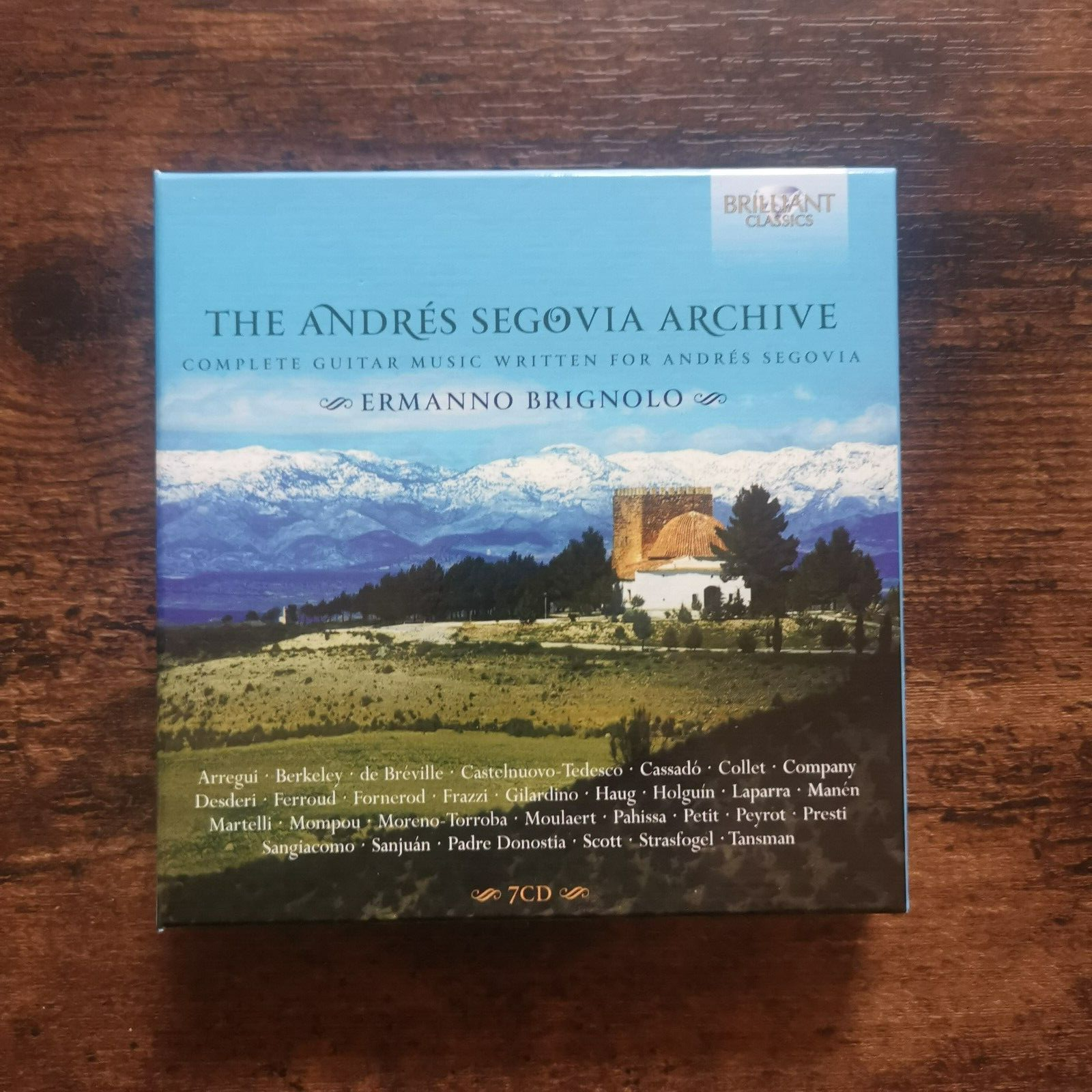 Andrés Segovia Archive: Complete Guitar Music Ermanno Brignolo (CD, 2013) 7xCD