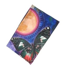 Bohemian Style Wide Stretch Butterfly Headband Purple 