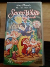 Snow White And The Seven Dwarves - VHS - Walt Disney's Masterpiece Edition