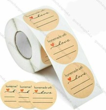 1000 Stück 25mm groß Etiketten marmelade aufkleber marmeladenglas Etiketten