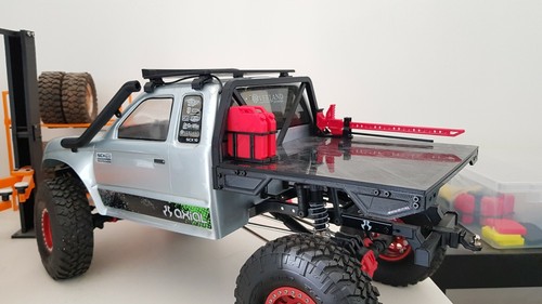 light bar upgrade for SCX10 axial Honcho body roof rack tow bar bumper snorkel - 第 8/18 張圖片