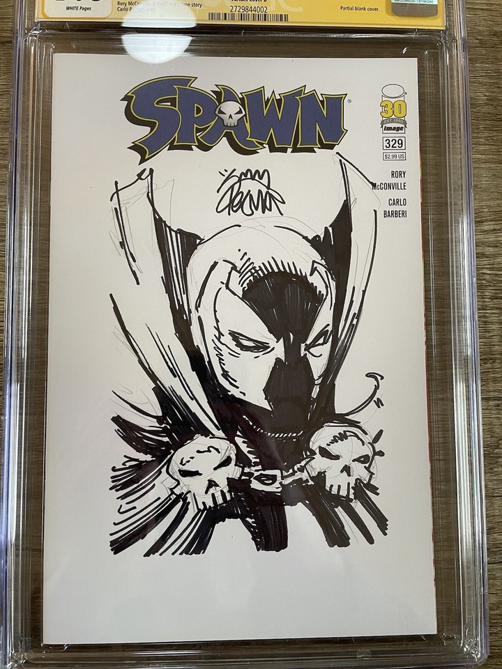 Ryan Stegman Sketch Original Art Remark Spawn #329 CGC 9.8 Comic Art