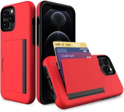 For iPhone  13 Pro Max 13 Pro 13 Mini Shockproof Case Cover Wallet Card Holder