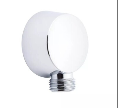 #ad Signature Hardware Contemporary Round Water Supply Elbow Polished Chrome $22.00