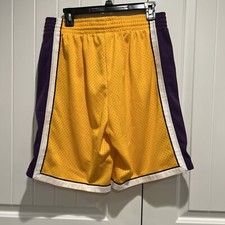 Mitchell Ness Los Angeles Lakers NBA Swingman Shorts 2009 Large