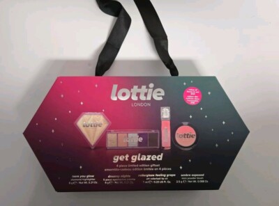 Lottie London 4 pc Limited Edition Gift Set. Get Glazed. NIB