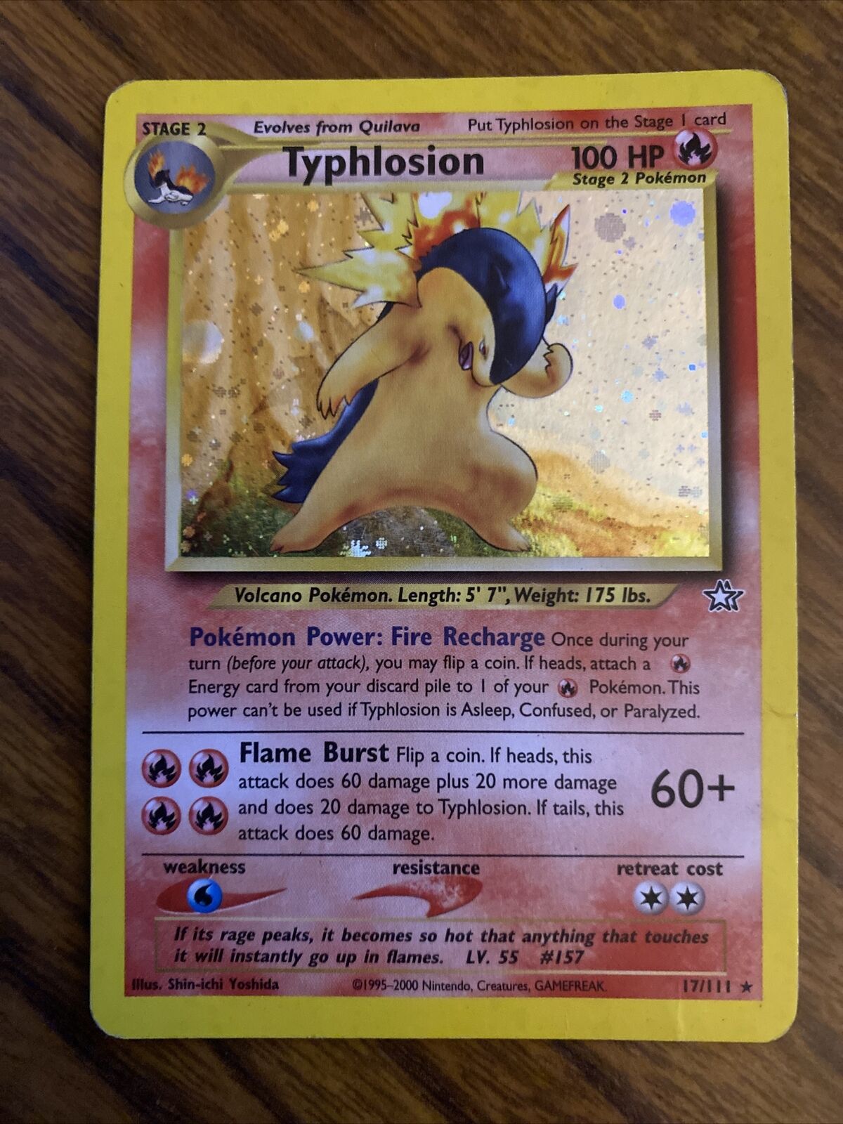 Pokemon - Typhlosion - HoloFoil Raro! - Neo Genesis - 18/111 - Veja as  fotos!