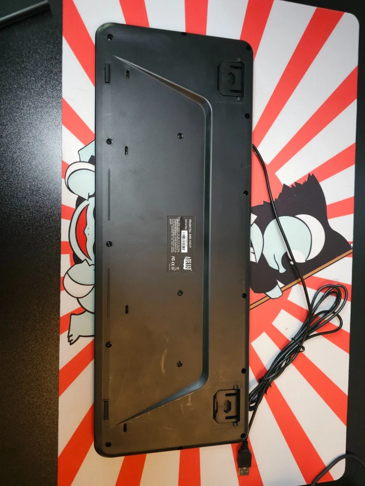 Large Print Yellow & Black USB Keyboard – Low Vision / High Contrast – Tested - Image 2 of 4