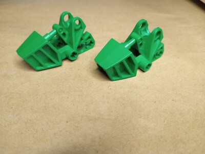 2 Bionicle Lego 32475 in Green Foot Feet Vahki style Genuine Lego Parts WYSIWYG 