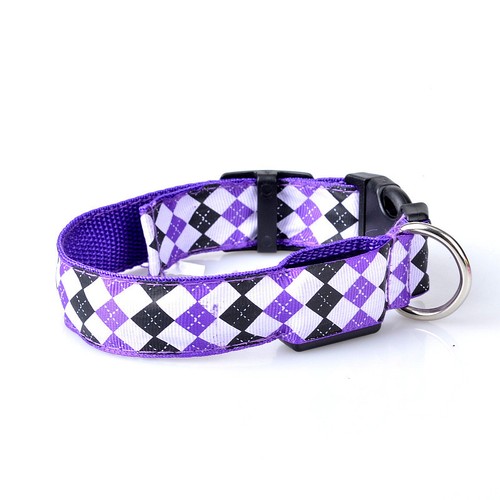 LED Glow Collar Dog Puppy Pet Flashing Light Safety Glow In The Dark FAST POST - Picture 16 of 81