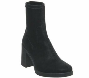 botas vaqueras cuadradas negras