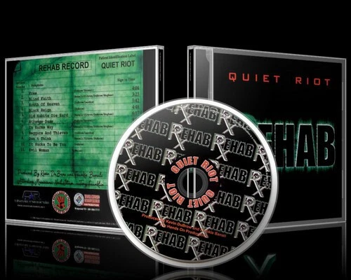 Quiet Riot "ReHab" CD Kevin DuBrow Frankie Banali Hairbands Hard Rock Glam RARE Foto 4 de 4