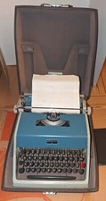 VTG 60's Underwood 21 Typewriter w/ Hard Case Cover Manual Works thumbnail