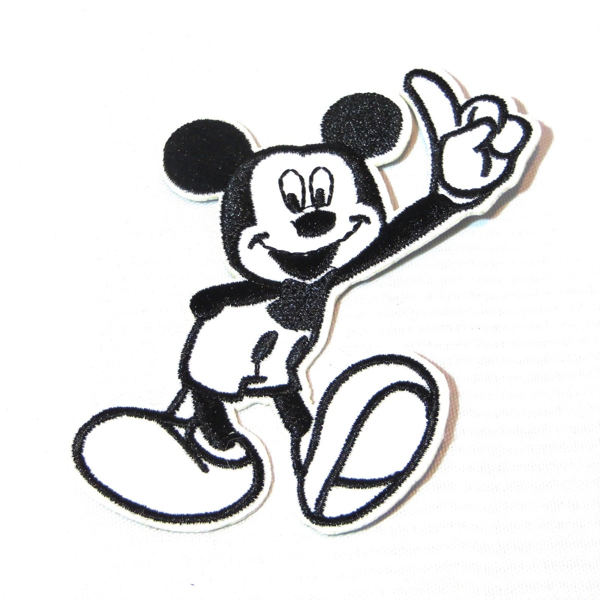 DISNEY'S MICKEY MOUSE BLACK & WHITE EMBROIDERED 4