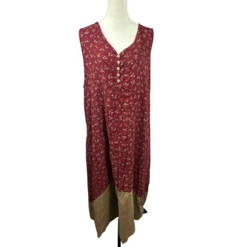 Gracila Maxi Dress Floral Print Sleeveless Casual Summer Dress 5XL