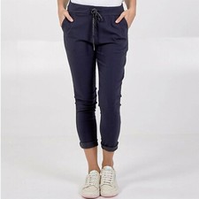 Womens Lagenlook Italian Magic Pants Ladies Casual Stretch Jogger Style Trousers