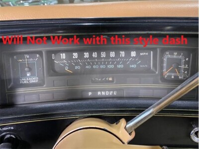 Vs Dakota 1978-1988 Oldsmobile Cutlass Digital Dash Panel Green LED Gauges Made In The USA C10 Gauges - Foto 3