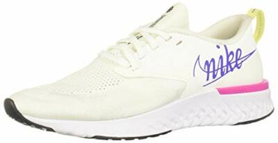 Nike Women's Odyssey React Flyknit 2 JDI White/Yellow/Pink BV5736-101 