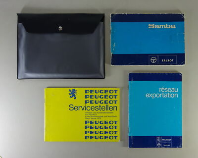 Bordmappe + Betriebsanleitung / Handbuch Talbot Samba Stand 09/1981