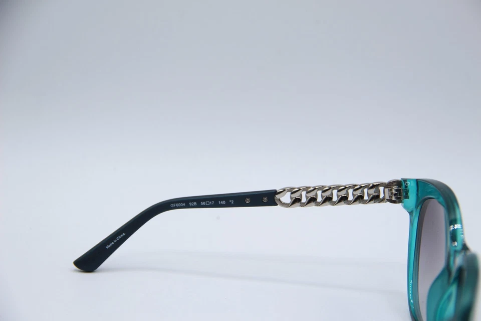 NOVO PALPITE GF 6004 92B CRISTAL AZUL-PETRÓLEO DEGRADÊ AUTÊNTICO ÓCULOS DE SOL DESIGNER 56-17! - Imagem 3 de 4