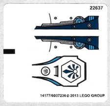 LEGO 70007 New Legends of Chima Sticker Sheet Only 100 Original Set Decals