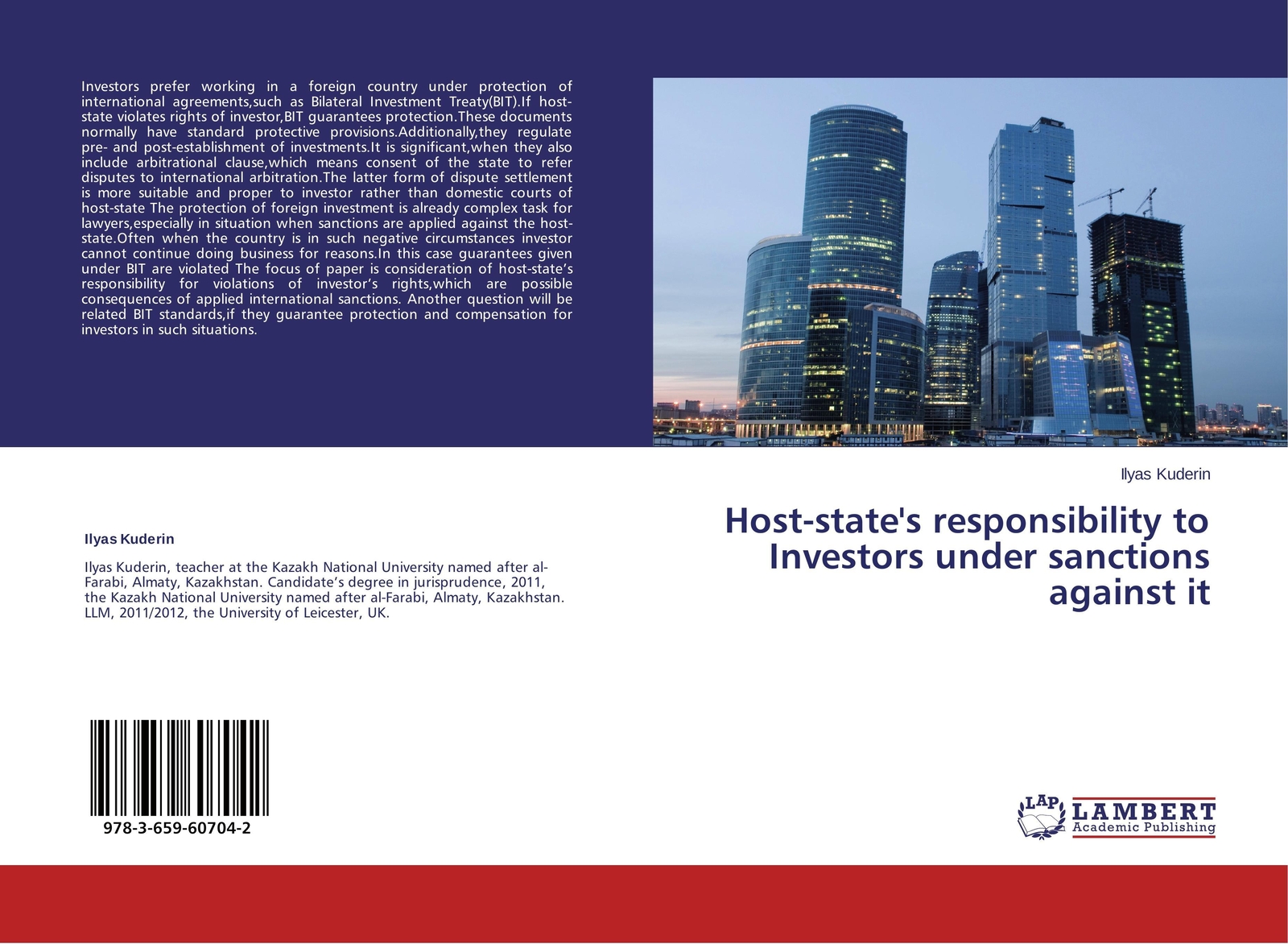 Thumbnail - Host-state's Responsibility To Investors Under Sanctions Against It